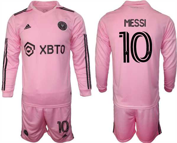 Men's Inter Miami CF #10 Lionel Messi 2023-24 Pink Home Soccer Jersey Suit,We sell and wholesale Men's Inter Miami CF #10 Lionel Messi 2023-24 Pink Home Soccer Jersey Suit on line form chian!
